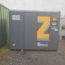 Atlas Copco #ZR90-VSD, Oil-Free Rotary Screw Air Compressor, 2012