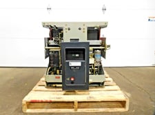 4000 Amp. GE AKR-7F-100, Low Voltage Power Circuit Breaker, 3P, 635 Volts max, w/ RMS-9 programming