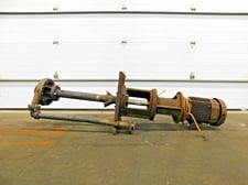 7990-026/M-010-E, Vertical Pump, 2" x 2", 3 HP, 1160 RPM, 230/460 V., Alloy 20, AS IS