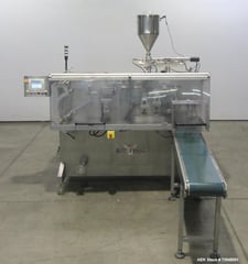 Effytec #HB-101, Horizontal Pouch Packaging Machine, 110 CPM, 40-100mm x 40-130mm pouch size, Stainless