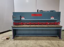 1/4" x 10' AllSteel, hydraulic shear, motorized Back Gauge, 20 HP, 220 V.