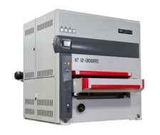 53" x 85" Northtech #NT-10-1300RC, 2 Head Wide Belt Sander, 10" roller, 6" combi head, 30/25 HP, 4-60 FPM