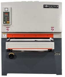 43" x 75" Northtech #NT-1100C, Single Head Wide Belt Sander, 25 HP, 16-47 FPM