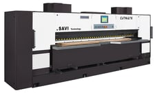 Northtech #Cutmate-4000D, Single Knife Veneer Guillotine, 157" L cut, 4,7" open, Mitsubishi PLC, new