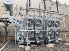 336 MVA 232000Y Primary, 15500 Delta Secondary, General Electric Prolec, DGA on file. tested good.