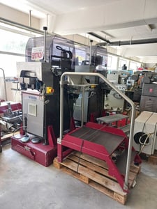 Mikron #Multistar-CX-24/1500" R, (2) Micron G05 Polyfeed loaders, 24 station, 2010