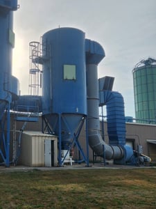 50000 cfm Donaldson #484RFW8, Baghouse Dust Collector