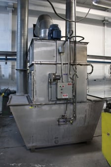 8000 cfm Schubert Hydro Air #DBS2-4 GA, Wet Type Dust Collector