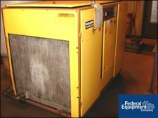 350 CFM, 110 psi, Kaeser #ICS90, Air Compressor, 75 HP, air cooled, 460 V., 45345 hours, 1990