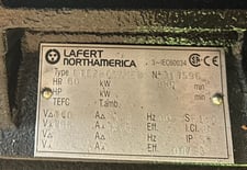 45 KW HP 880 RPM Lafert, Frame 280S/M TEFC AC Motor, 74A, 460 Volts