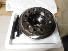 Samchully #HS-06, High speed 3-jaw hydraulic chuck, 6000 RPM max.