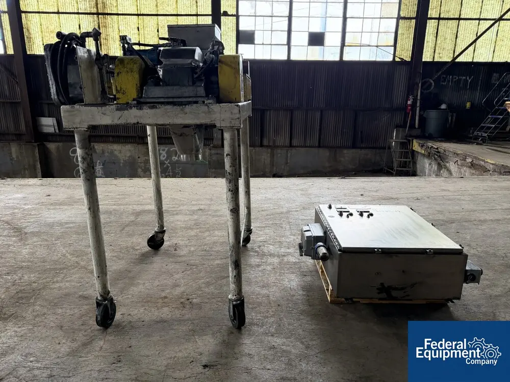 Fitzpatrick #DASO6, Fitzmill, Stainless Steel, sngl screw feed, on stand