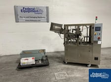 Rigao #RGNF30B, Tube Filler, 40 TPM, 5-250 mL, plastic 10-50mm diameter x 250mm L, 220 V., 2008
