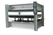 Italpresse #XL/6-25-13, PABO Hydraulic Hot Press, 98" x 51" platens, 132 Ton, 15-3/4" stroke, 6 cyl, 3 HP, new