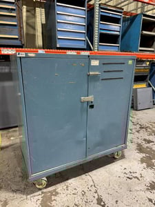 4 Shelf Lista cabinet, 28.5" x 56.25" x 60", adjustable shelves, wheels