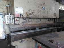 300 Ton, HTC #300-12H, hydraulic press brake, 12' overall, 125" between housing, 7" stroke, 25 HP, 36" x 5"