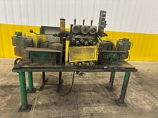 1/4" -7-8" Blis / Mack-Hemp #916, 6-roll rotary tube straightener, vari-speed, U-joint drive