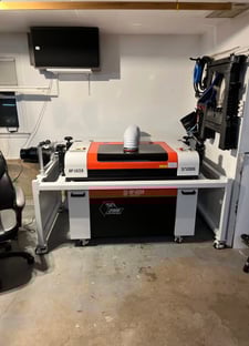 Associated Pacific Lazer #2816, CNC Laser Engraver, 90 Watt, 28" X, 16" Y, 33" Z, 110 V., coolant, 2022