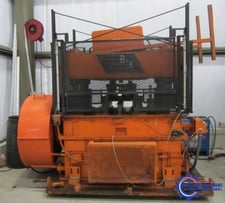 125 Ton, B & K #150C-102, 4-post cut-off press, 76" x 44" bed, 48" x 26" btwn post, #1885