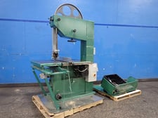 35.5" Primo #36RT, Vertical Band Saw, w/Blades & Panels, 36" x 53" Table, 0.75" Blade Width, 6.6 kW, 1730