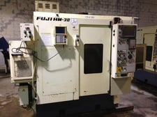 Fuji #HM-30T1, single spindle, 21i-M, 16.5" turn, 5000 RPM, 10 HP, chip conveyor, coolant, 2003, #102883