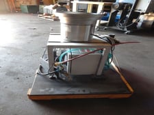 TUMAC. 10" diameter bowl, Complete self contained control system,with plugs. Work piece exhaust tube. SHINY