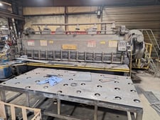 1/2" x 12' Cincinnati #4312, mechanical, 36" power back gauge, squaring arm