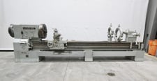 32" x 144" LeBlond #Regal 24" hollow spindle lathe with 3" raised head, 24-1/4" swing over cross slide, 4-jaw