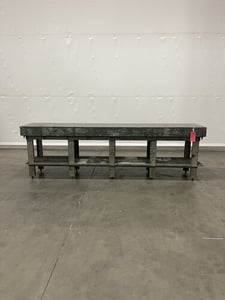 24" x 120" x 17" D The Challenge Manufacturing Co., layout table