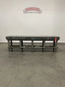 24" x 120" x 17" D The Challenge Manufacturing Co., layout table