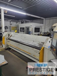126" RAS #62.30, CNC folding machine, 14 gauge, Multibend 6000 Control, electric foot switch, 2003