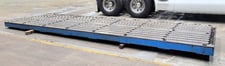 72" x 252" Bay Cast #Level-Tite, T-slotted table, 7" thick,