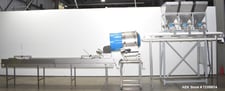ActionPac #B300/MC, Linear Bulk Filler & Blending System, 2,000 lbs/hr, 3 bucket, 2014