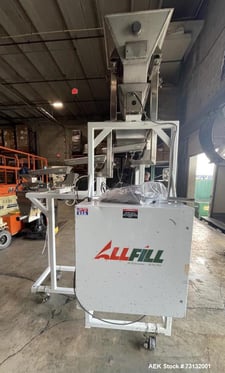 All-Fill #VF-120-HD, Vibratory Net Weigh Scale, 1 oz to 10 lbs capacity, 15 CPM, Stainless Steel, casters