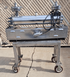 Aquafine Corp #CSL-4R, UV filters, Ultravoilet disinfection unit, Stainless steel cart