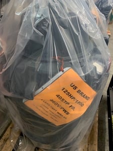 125 HP 1800 RPM U.S. Motors, Frame 405TP, VHS, vertical hollow shaft, 460 V./pws