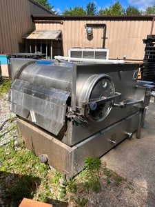 24" x 48" Stainless steel rotary screen, 48" x 48" x 96" tank