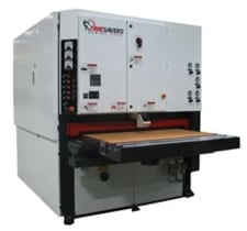 52" Timesavers #2331-45-133SP, Orbital Sander, 3-Head, 5" thick, 5-20 FPM, 33-38" passline, 5250 CFM, unused