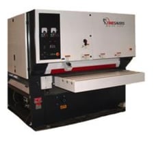 52" Timesavers #3341-25-1333-TP, Orbital Sander, 4-Head, Twin Pad, 6" thick, 15-45 FPM, 7000 CFM, unused