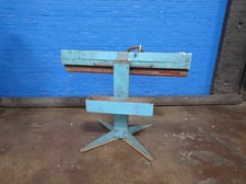 49.36" Roper Whitney Corp. #MBB4181, Electromagnetic Sheet Metal Folding Machine, 18 gauge capacity, 12 Amps