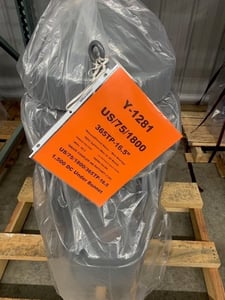 75 HP 1800 RPM U.S. Motors, Frame 365TP-16.5", VHS, vertical hollow shaft, 460 Volts