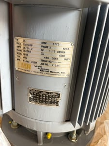 25 HP 1800 RPM Usem/nidec, Frame 284TPA-12", VHS, vertical hollow shaft, vertical hollow shaft, 230/460 Volts