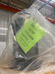 20 HP 1770 RPM U.S. / Usem/nidec, Frame 265TPA-12, VHS, vertical hollow shaft, 230/460 Volts