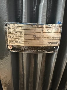 75 HP 1800 RPM U.S. Motors, Frame 365TP-16.5", VHS, vertical hollow shaft, vertical hollow shaft, Totally
