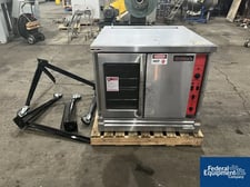 Tri-Star #TSCV-1-1W-E, Convection Oven, 90000 BTU, 2x NG burners, double door, w/ racks, 120 V.