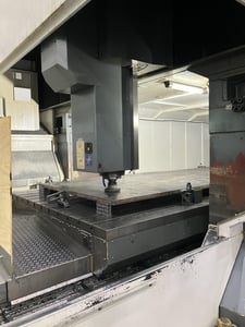 YCM #DCV-4025B, CNC vertical machining center gantry / bridge type, 120 automatic tool changer, 160" X, 98"