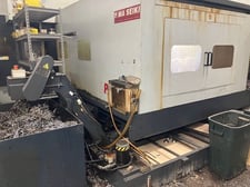 AWEA #LP-3021Z, CNC bridge type vertical machining center, 32 automatic tool changer, 118.1" X, 82.6" Y