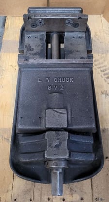 LW, 8" chuck milling vise