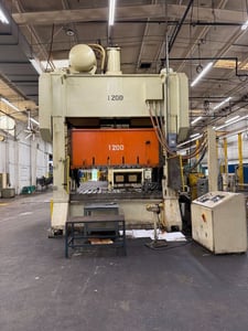 400 Ton, Blow #SC2-400-108-54, straight side double crank, 10" stroke, 28" Shut Height, 12" adj., 108"