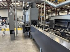 Metfin #4111-26 outside dimension & ID, skew roll machine, (1) 20 HP wheel, 1 nozzle, with dust collector